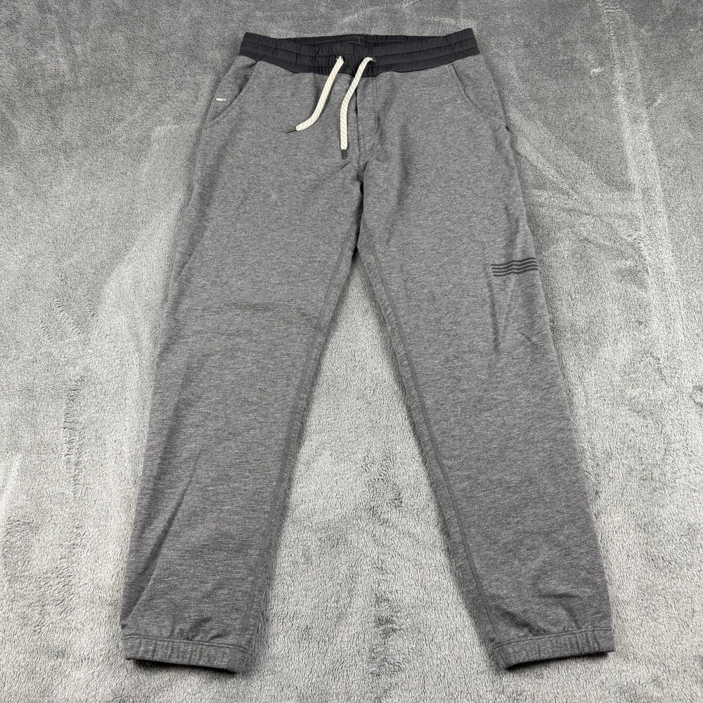 Vuori Transit Technical Jogger Pants Men's Large Gray Running Athletic Gym V408